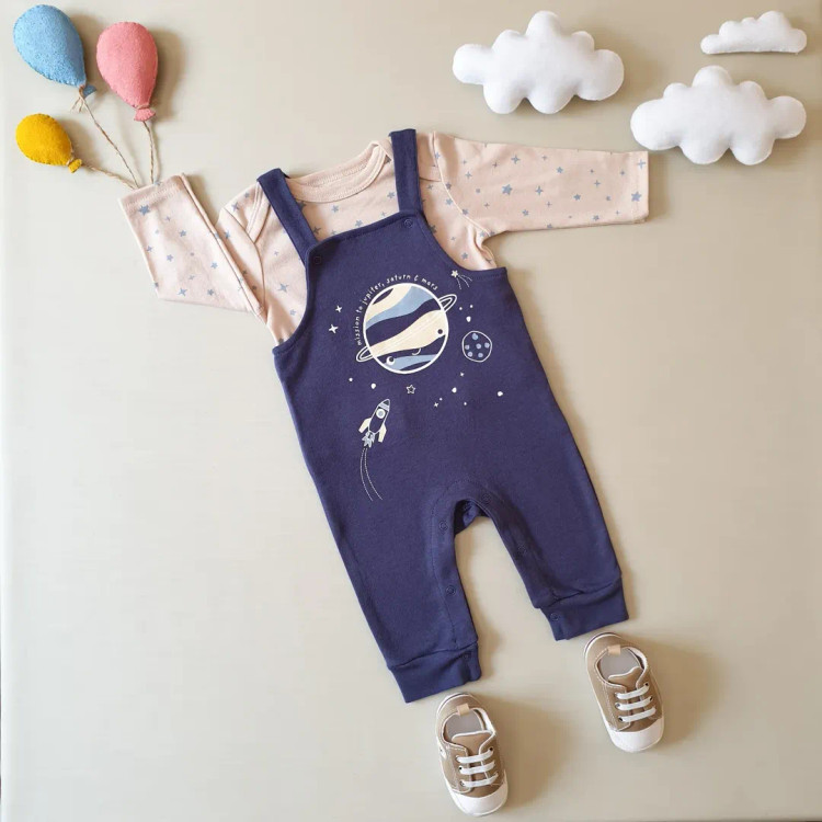 ست دو تیکه جدا نخ پنبه طرحدار