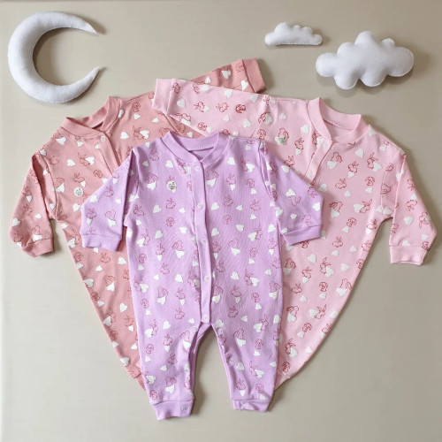 سرهمی دخترانه نخ پنبه در سه رنگ مجزا