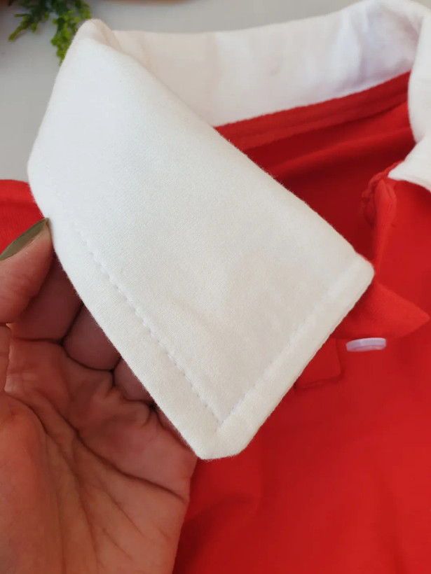 بلوز پسرانه دورس قرمز گلدوزی طرح گوزن تا ۵ سال