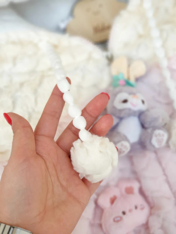 ست کت(پالتو) و کیف خرگوشی بچگانه دخترانه خز+آویز عروسکی