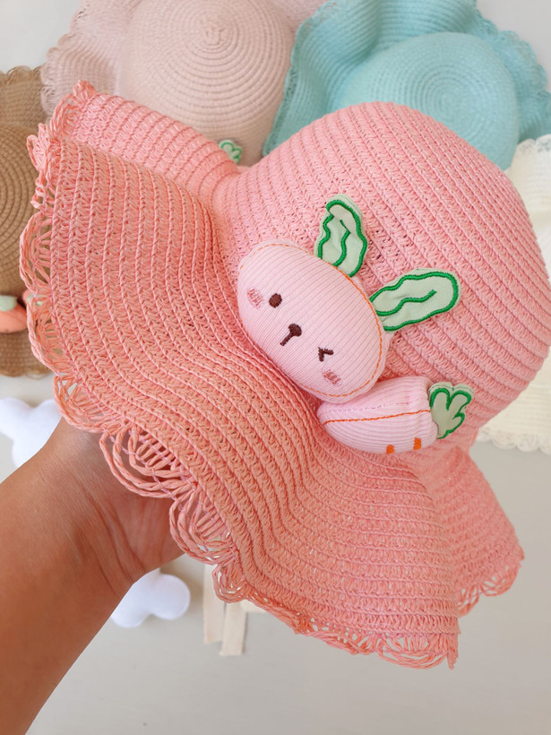 کلاه آفتابی بچگانه حصیری(۱.۵ تا ۴ سال)