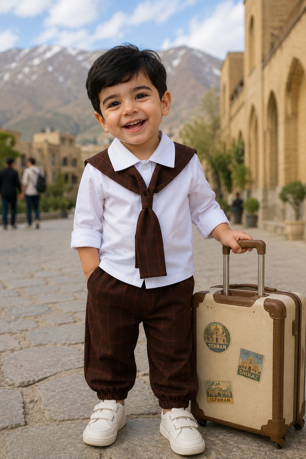 ست سه تیکه بچگانه پسرانه مجلسی اسپرت