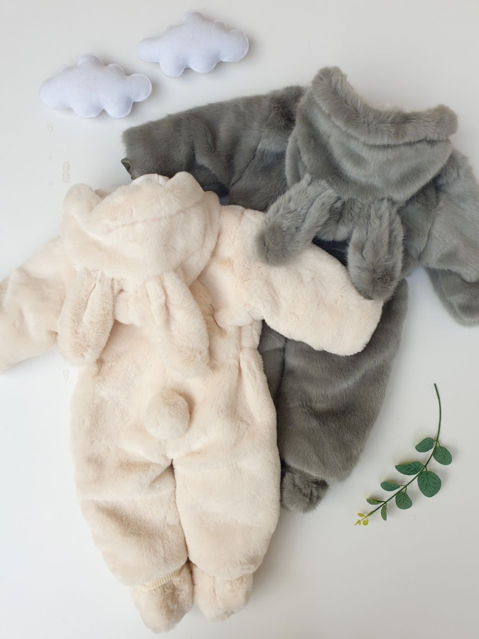 سرهمی خز پاپوش دار اعلا نوزادی/بچگانه (۰ تا ۲ سال)